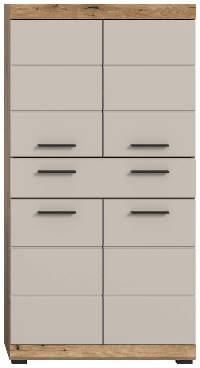 Midischrank Scout Evoke Oak Nachbildung Kaschmirgrau Nachbildung B/H/T: ca. 74x141x31 cm