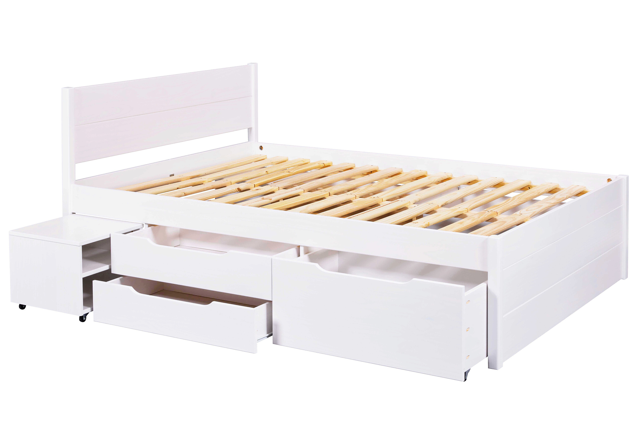 Funktionsbett Efetivo weiß