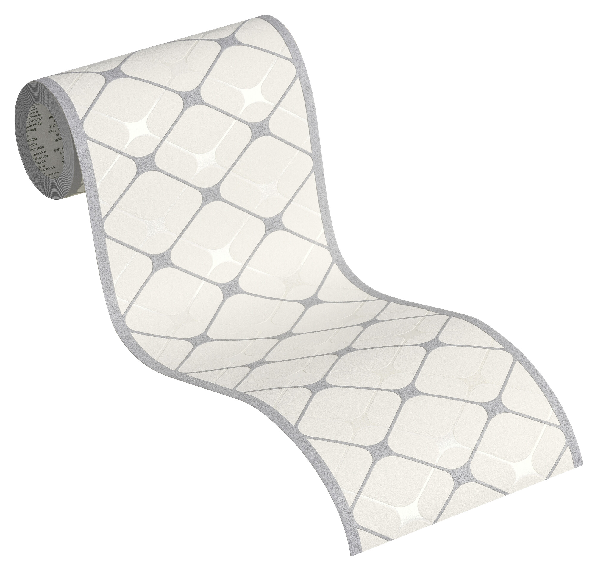 A.S.Creation Bordüre weiß B/H/D: ca. 17x500x8 cm