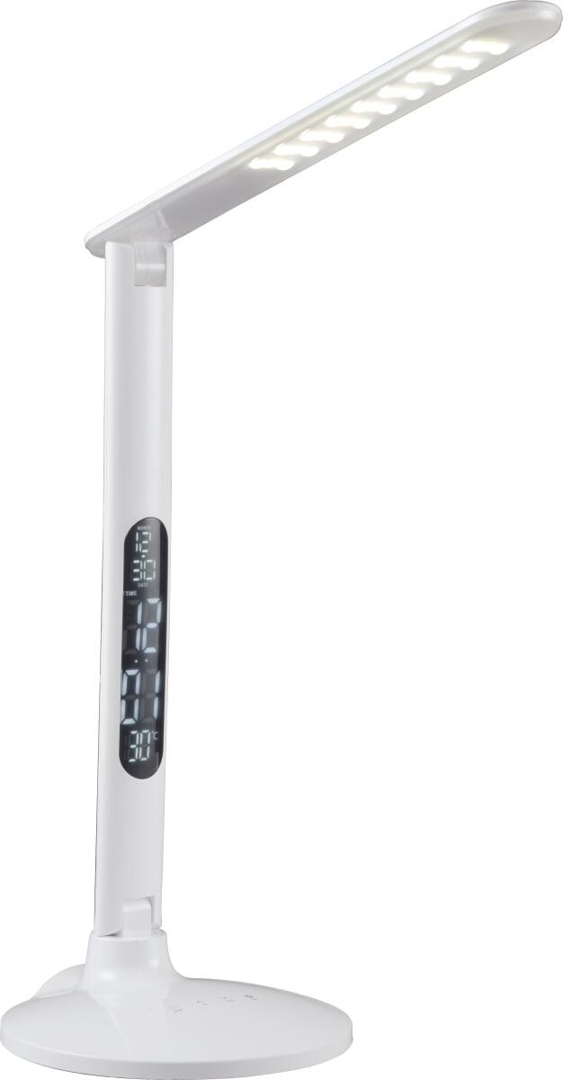 POCOline Tischleuchte Time weiß Kunststoff B/H: ca. 19x50 cm