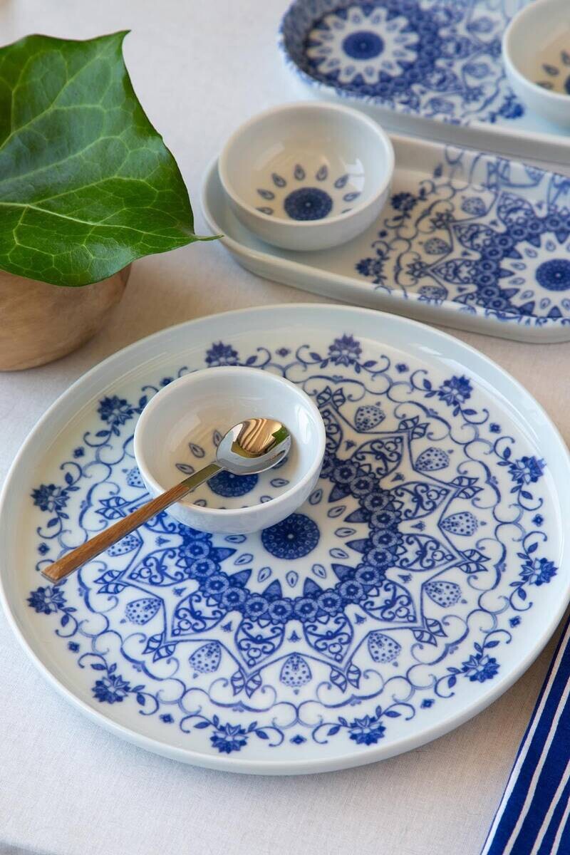 HermiaConcept Frühstücksservice weiß Porzellan 14 tlg.