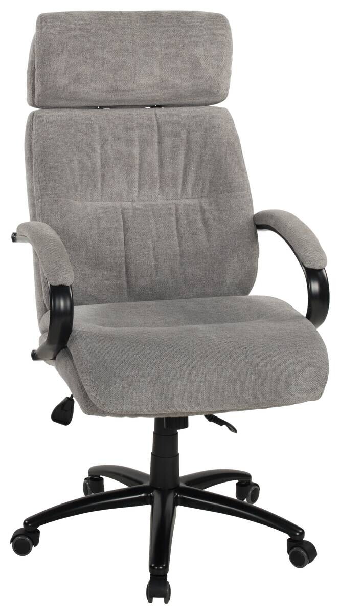 Chefsessel Gale grau schwarz Webstoff Metall Chefsessel Gale grau schwarz Webstoff Metall