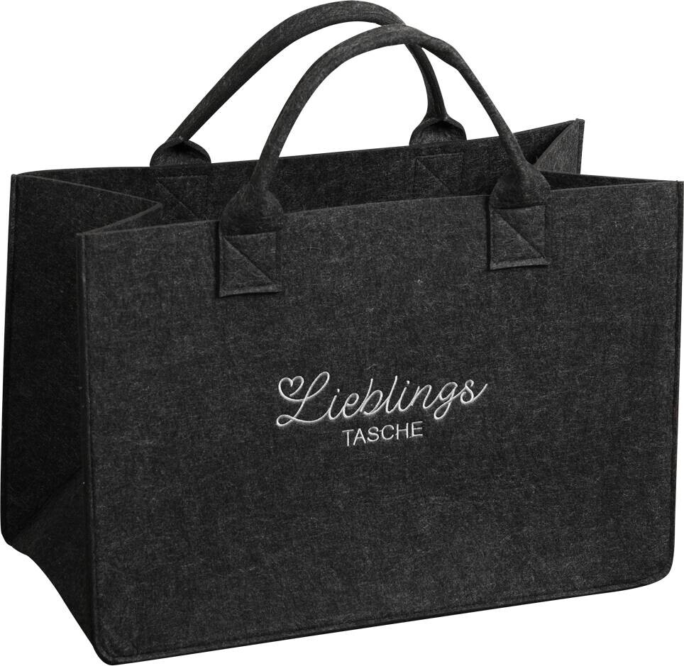 Kesper Tasche Filz grau Polyester B/H/L: ca. 25x34x50 cm