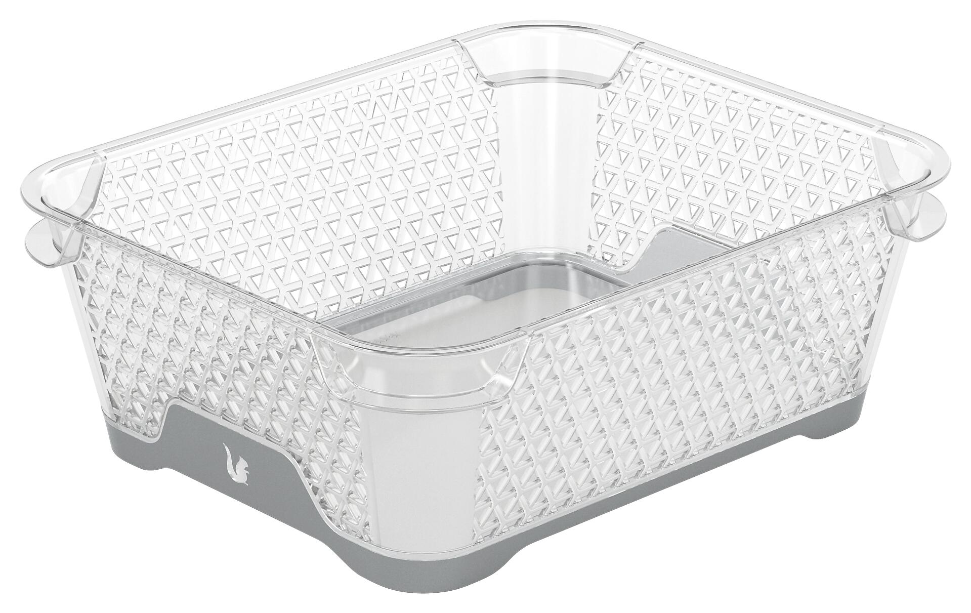 keeeper Stapelkörbchen grau B/H/L: ca. 16x7x20 cm