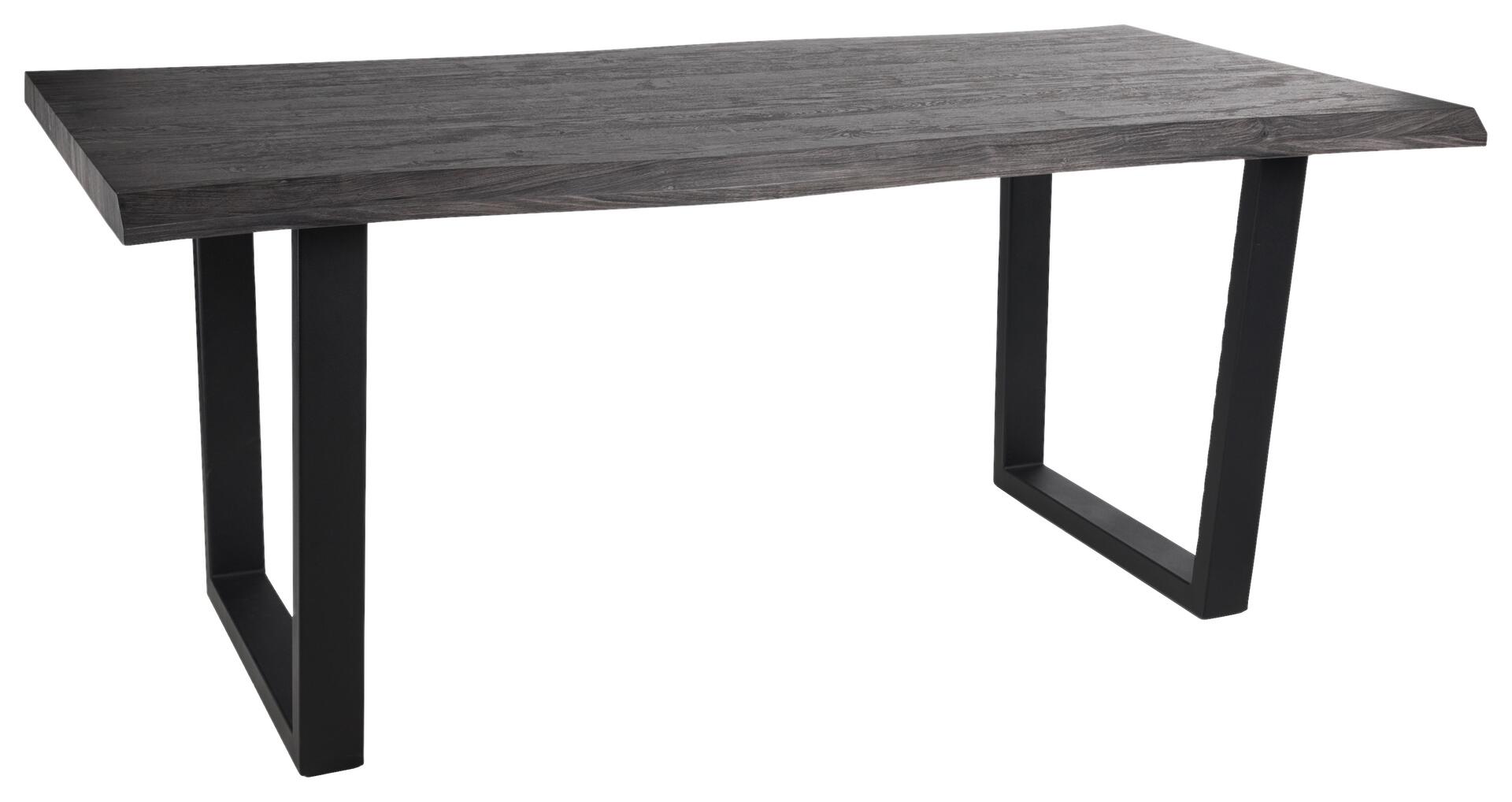 Esstisch Thea grau Akazie Nachbildung B/H/T: ca. 180x76x90 cm