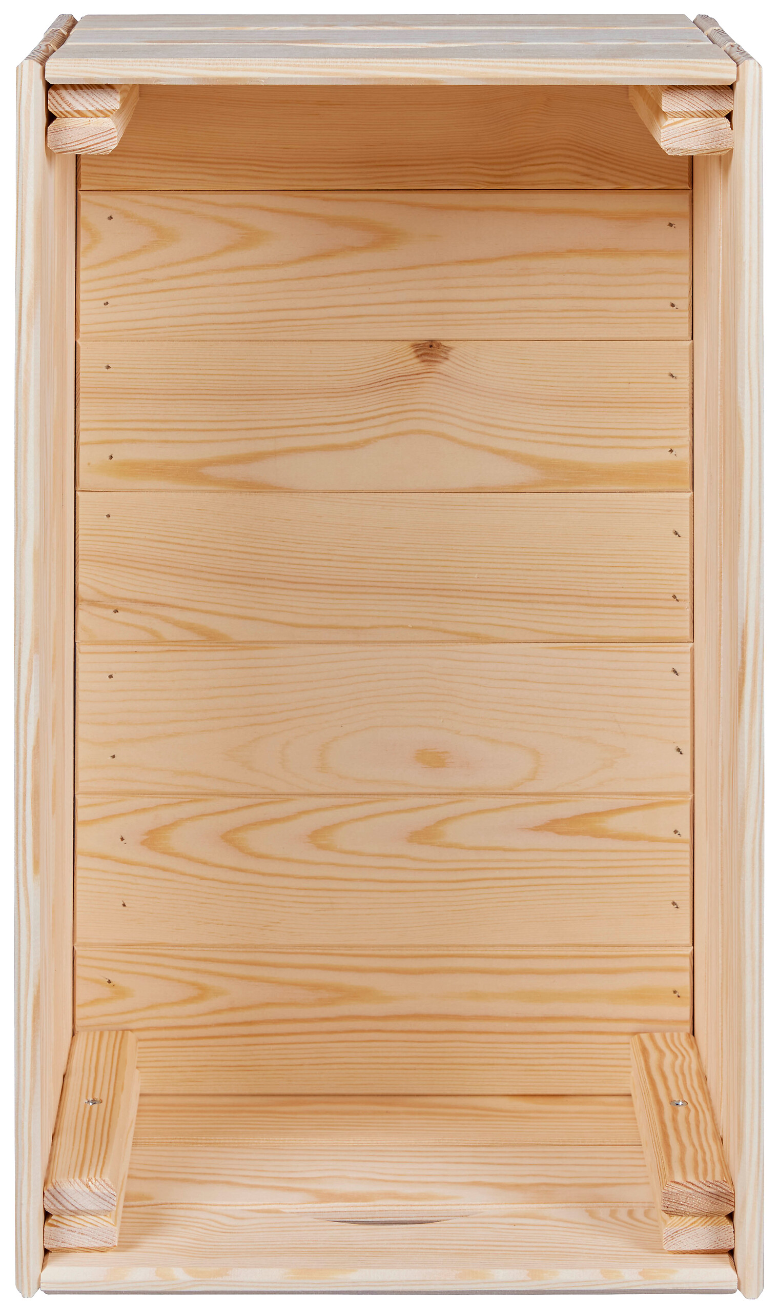 Holzkiste Valloni L natur natur Holz B/H/L: ca. 31,5x23x65 cm