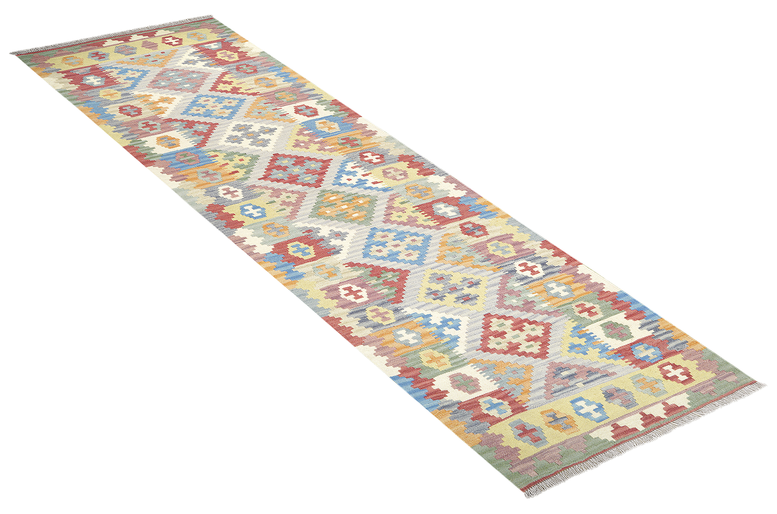 PersaTepp Teppich Kelim Gashgai bunt B/H/L: ca. 84x1x285 cm