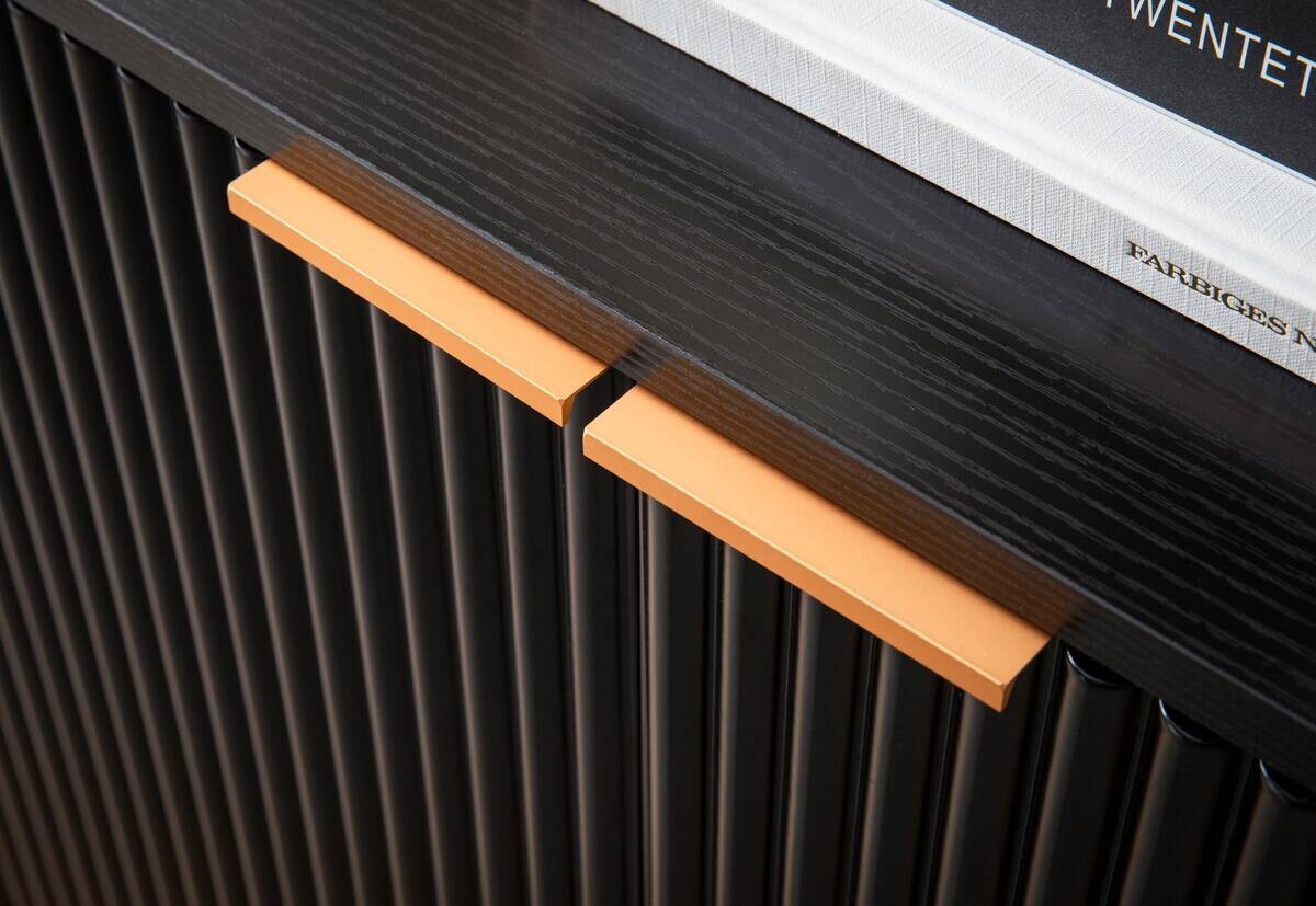 Sideboard schwarz B/H/T: ca. 150x81x39 cm