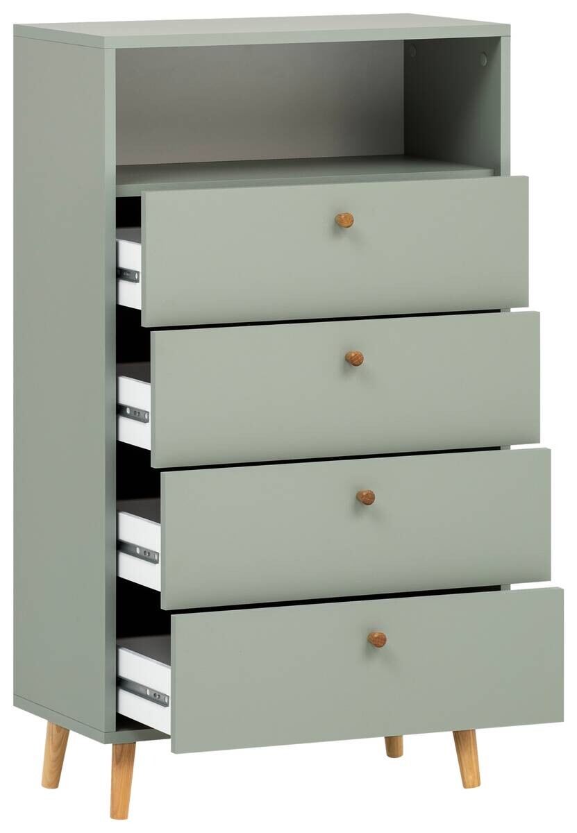 Highboard Bjarne Pistazie B/H/T: ca. 60,2x104,4x33,5 cm