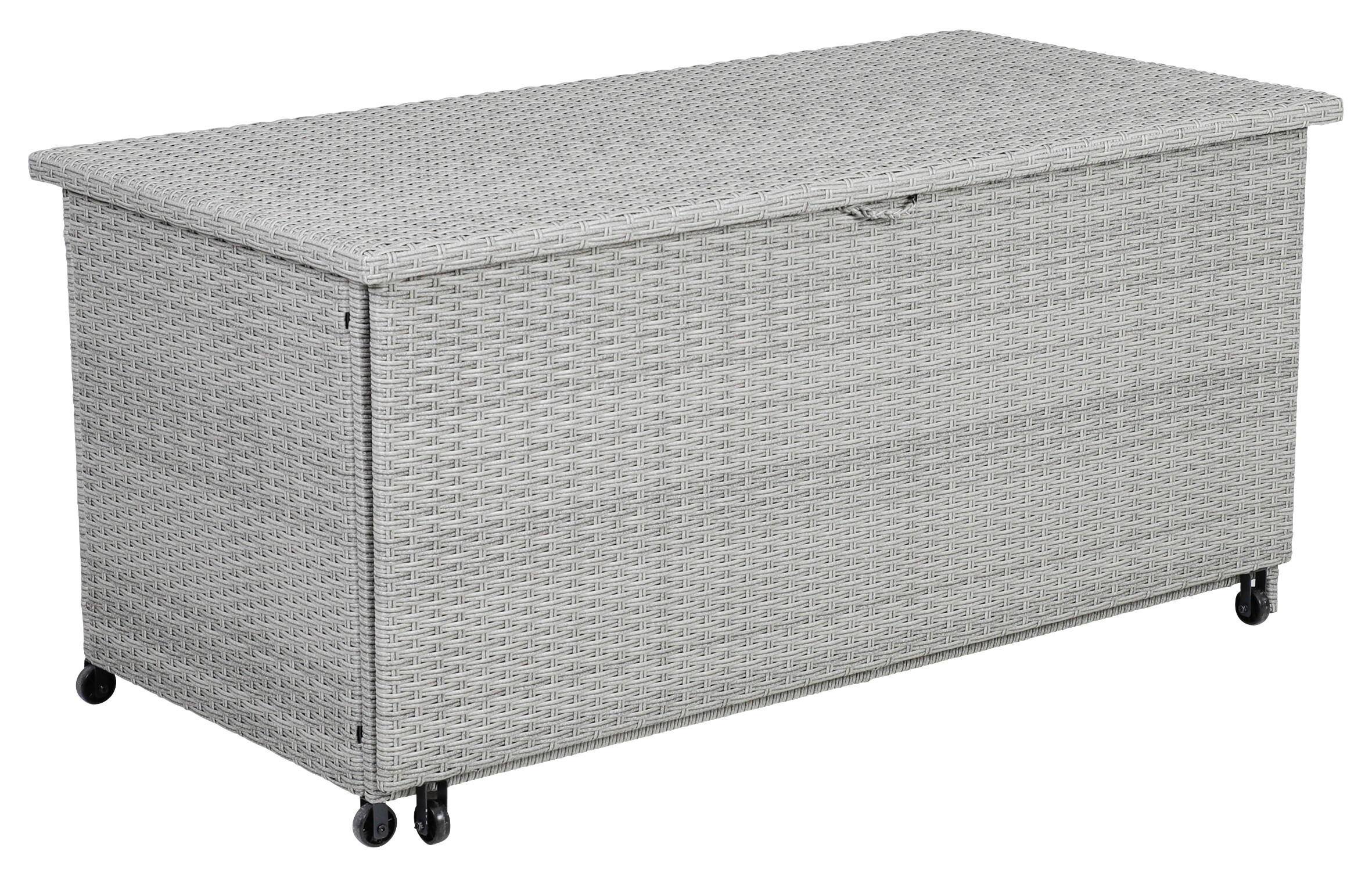 Greemotion Auflagenbox zum Ausziehen grau Stahl B/H/L: ca. 142x68x72 cm
