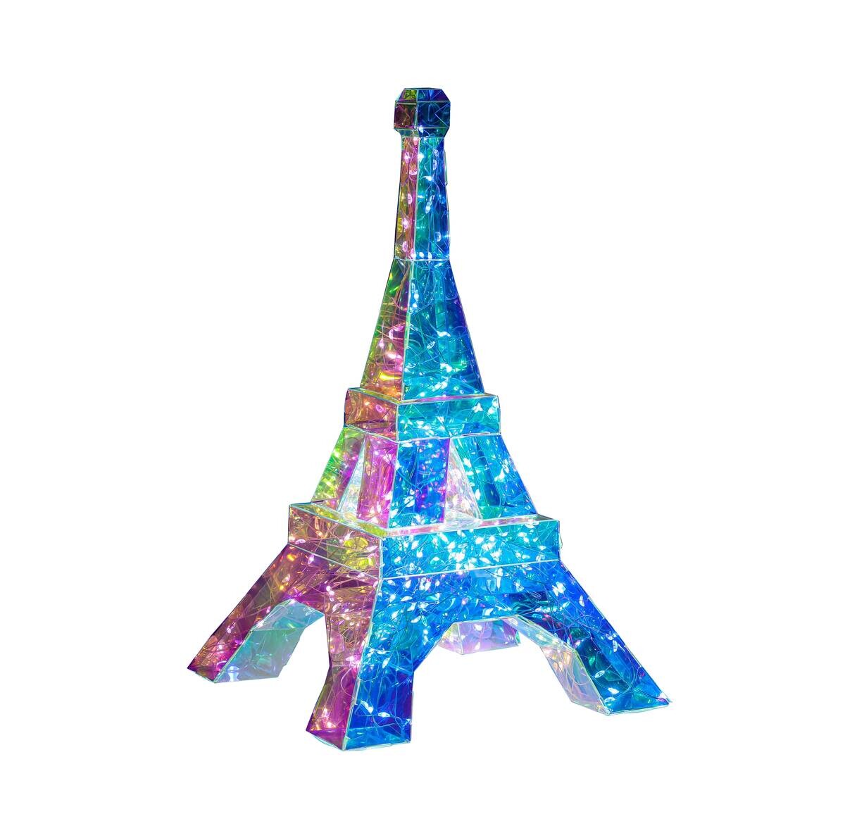 Nolo LED-Dekoleuchte Eiffelturm transparent