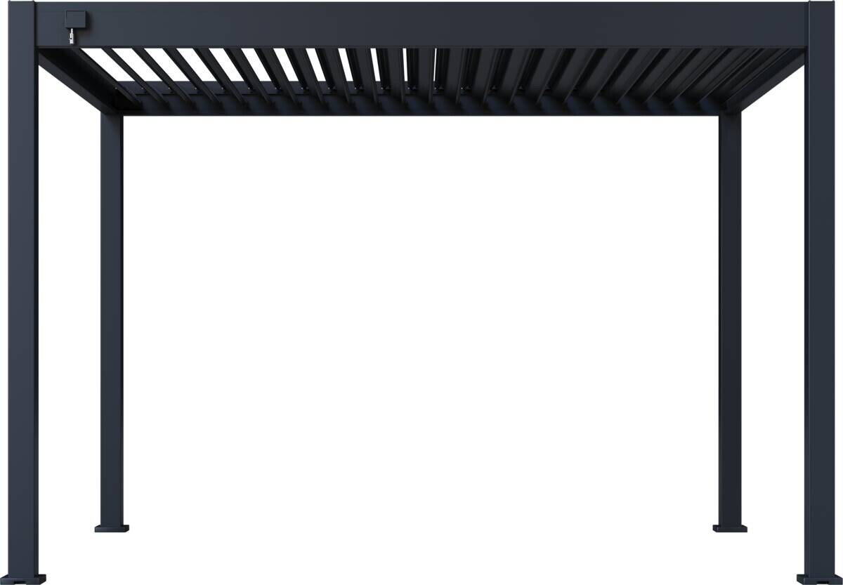 Paragon Outdoor Pergola Grand Tuscan anthrazit Aluminium B/H/L: ca. 370x256x310 cm