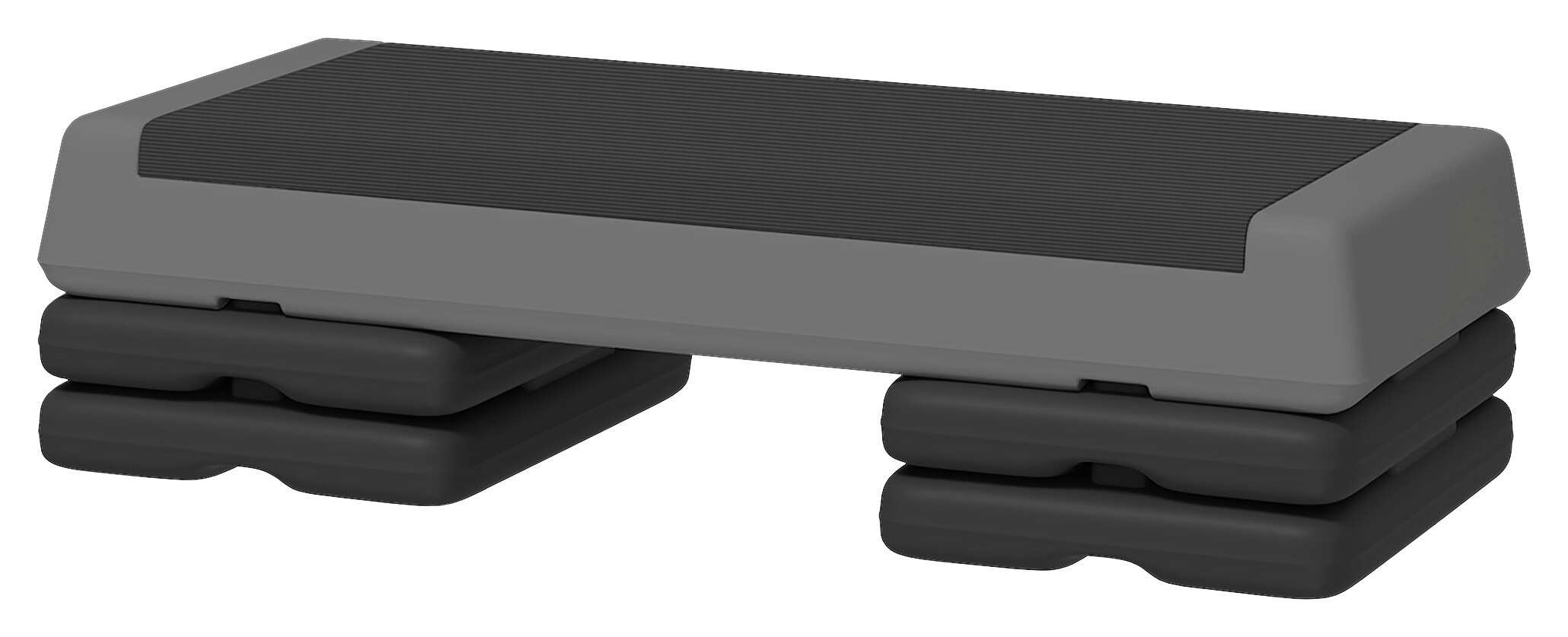 SPORTNOW Aerobic-Stepper grau B/H/L: ca. 36x20,5x77 cm