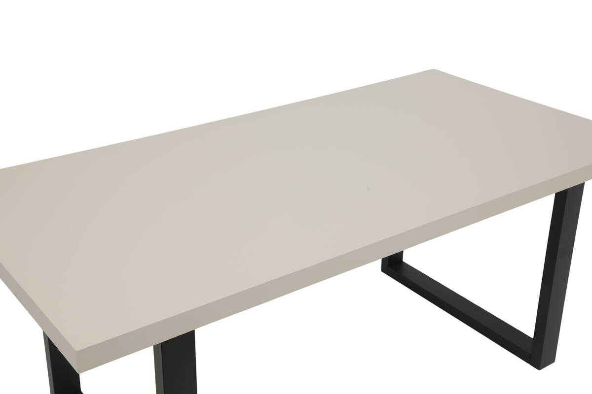 Esstisch Meran schwarz Cashmere B/H/T: ca. 180x76x90 cm