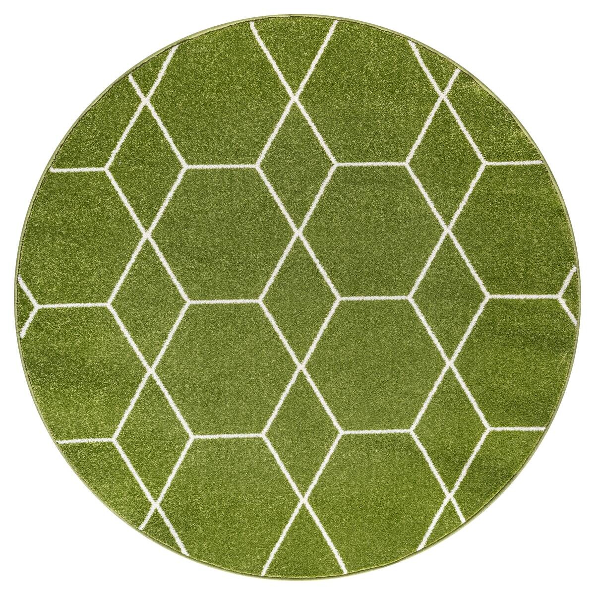 Sanat Teppich Trellis grün B/L: ca. 200x200 cm