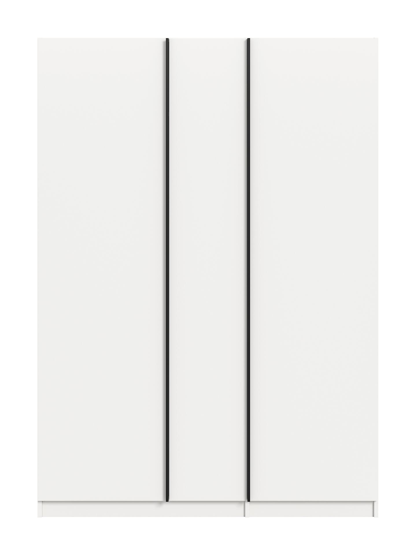 Kleiderschrank OAKLAND weiß B/H/T: ca. 130x183x53 cm Kleiderschrank OAKLAND weiß B/H/T: ca. 130x183x53 cm