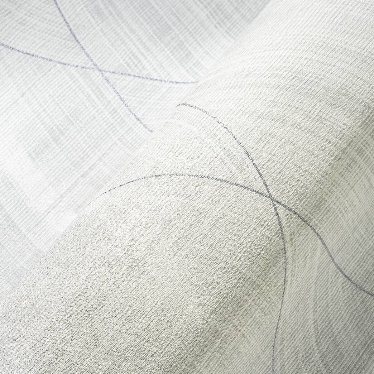 A.S.Creation Vliestapete creme weiß silber B/H/D: ca. 53x1005x8,4 cm