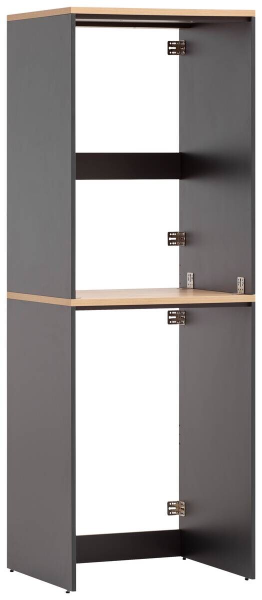 Unterschrank Solea anthrazit Eiche hell Nachbildung B/H/T: ca. 67,1x190,7x60 cm