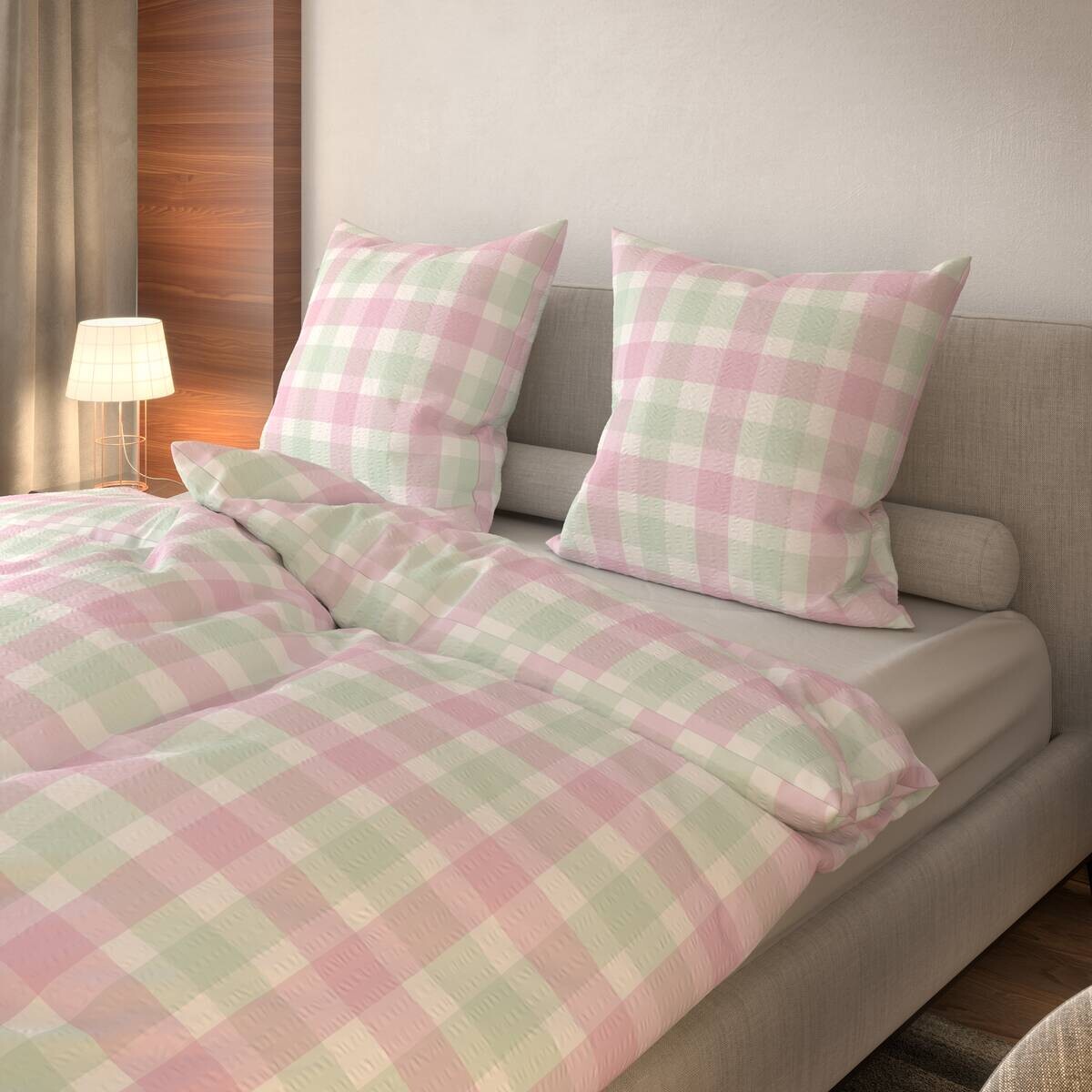 Microfaser Bettwäsche Seersucker