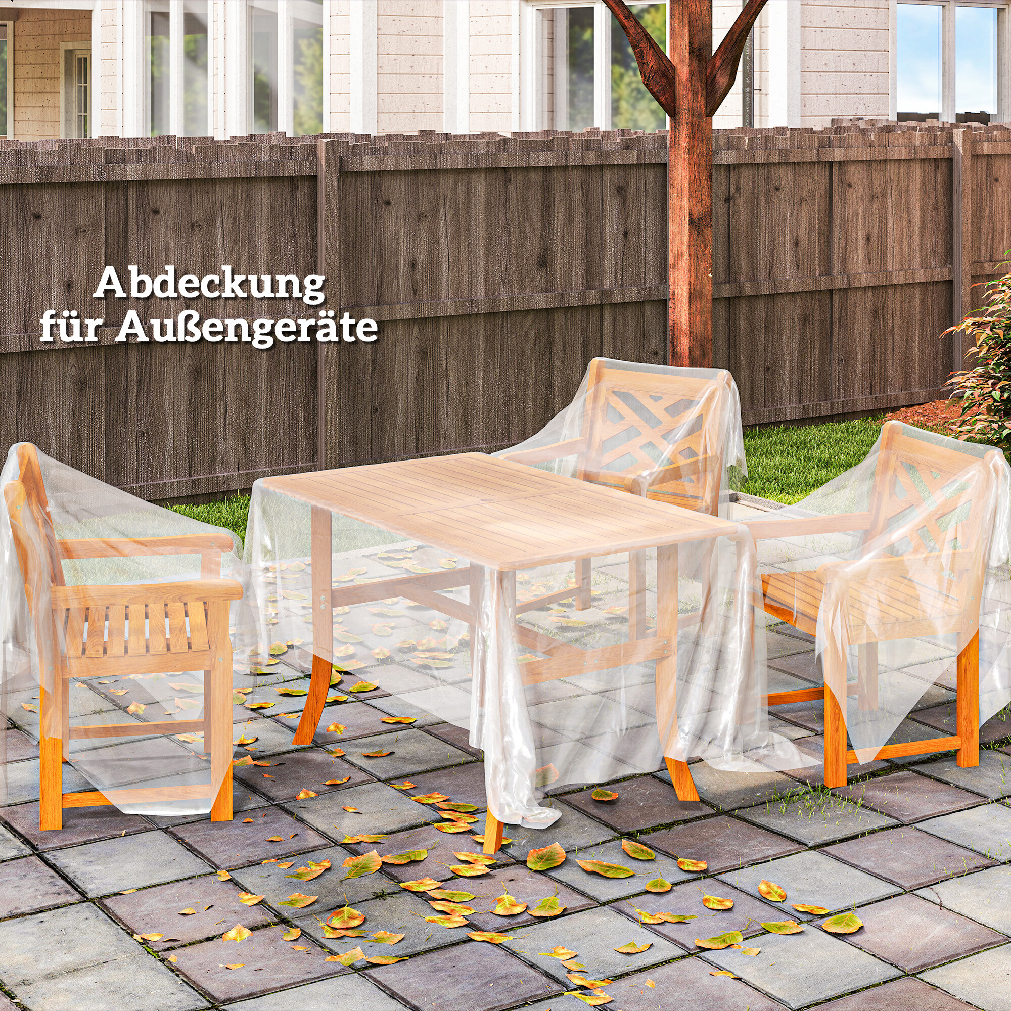 Outsunny Gewächshausfolie B/H/L: ca. 800x1x1000 cm