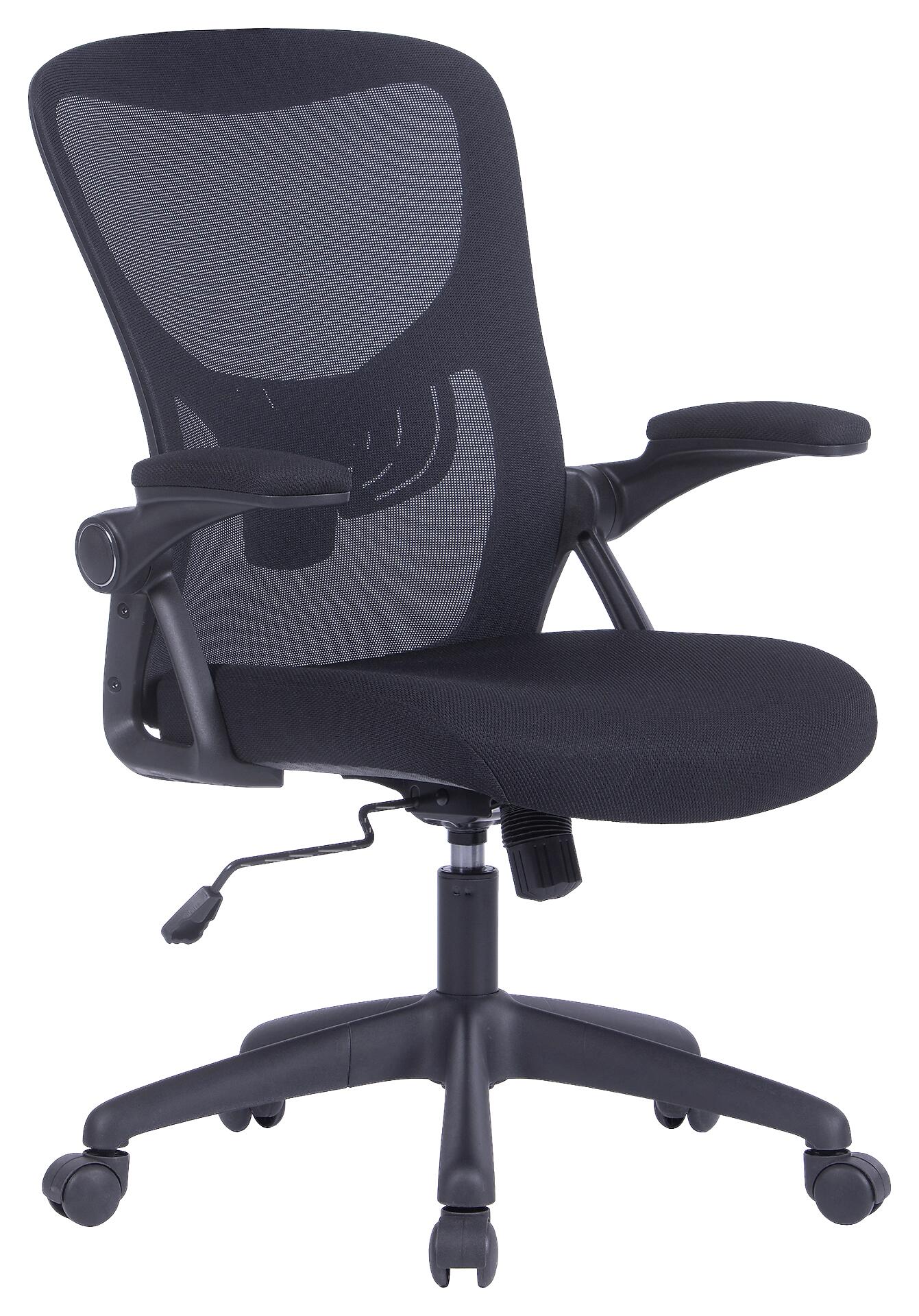 Chefsessel FLEX schwarz schwarz schwarz Webstoff Netzstoff Kunststoff