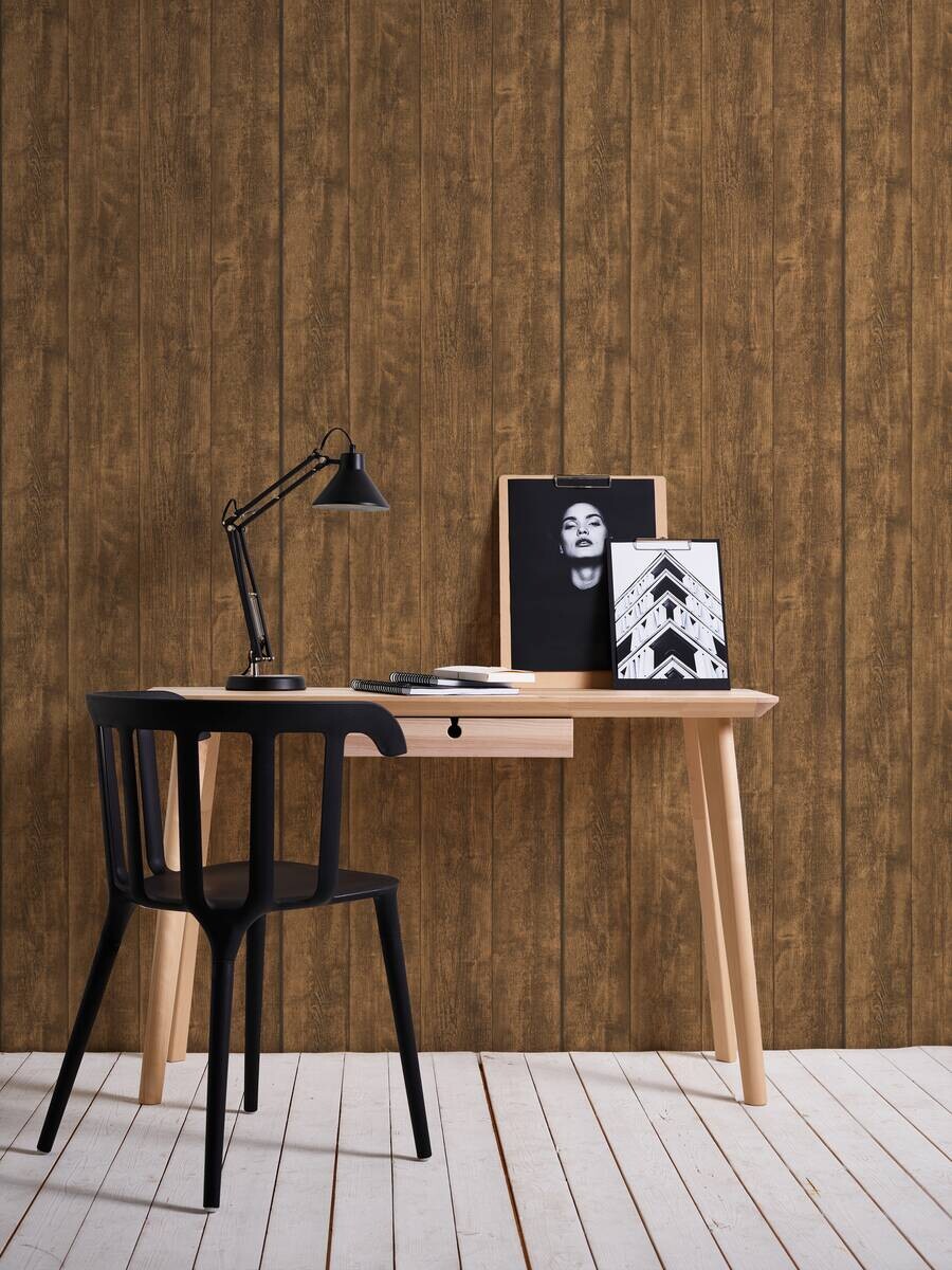 A.S.Creation Vliestapete braun B/H/D: ca. 53x1005x9 cm