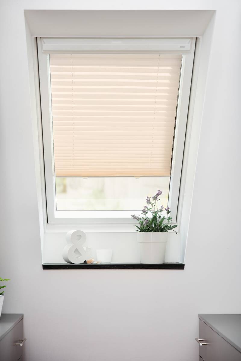 LICHTBLICK Dachfensterplissee creme B/L: ca. 36,3x60 cm