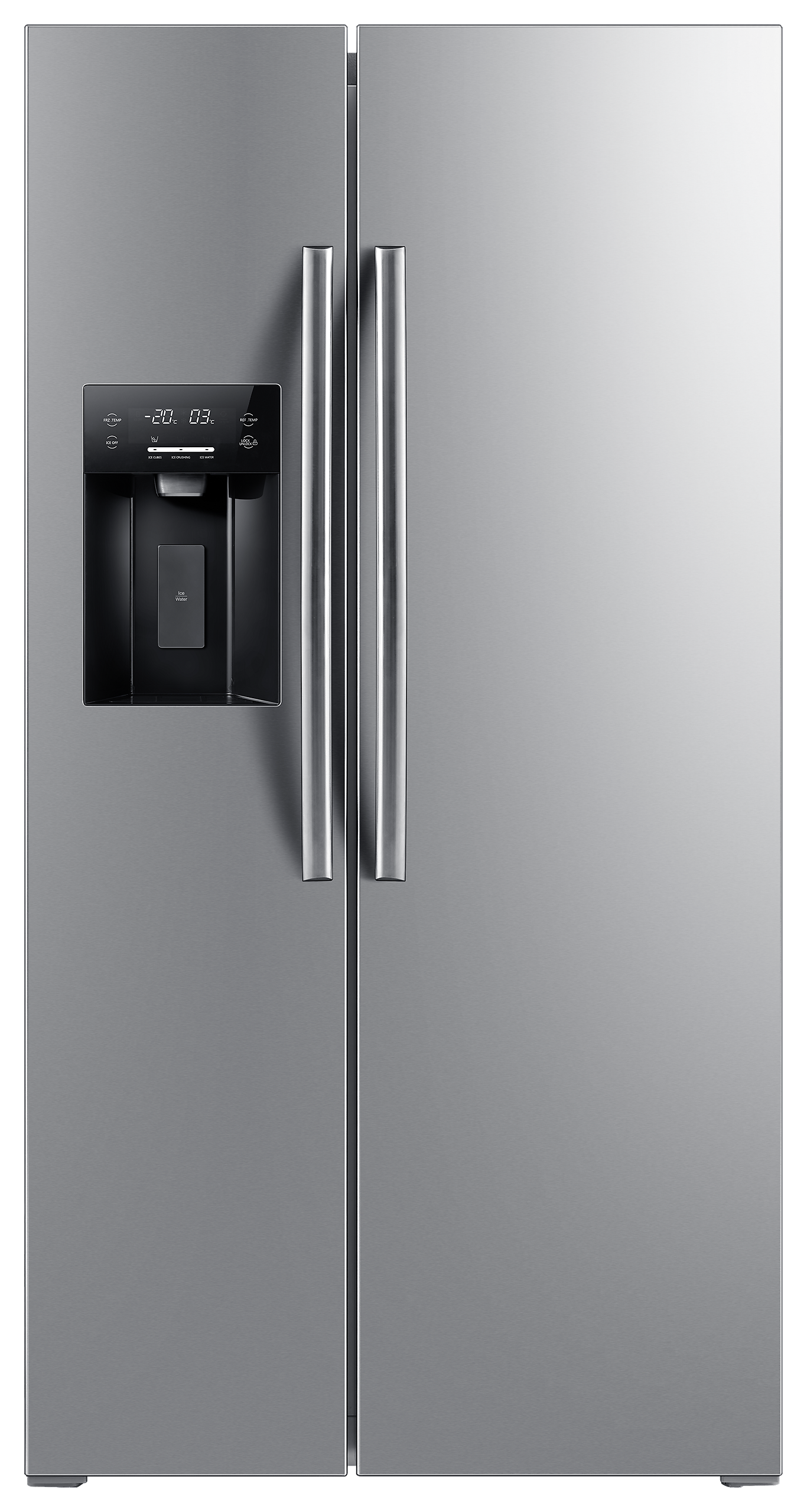 Wolkenstein Side-by-Side WSBS556NFICMEIX Inox B/H/T/L: ca. 91,1x178x76,6x76,6 cm
