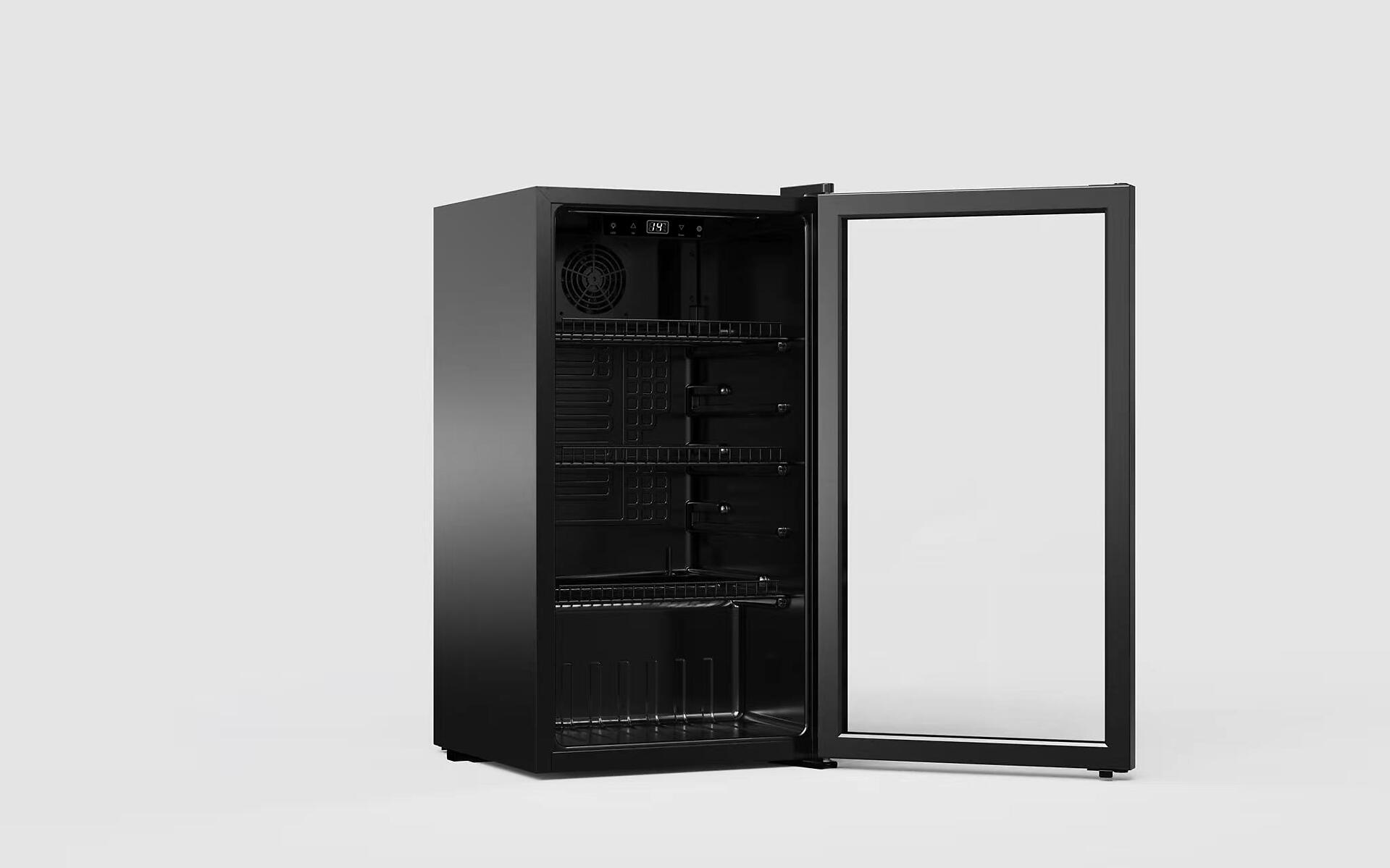 PKM Stand-Kühlschrank GKS83B schwarz B/H/T: ca. 44,5x83x47 cm