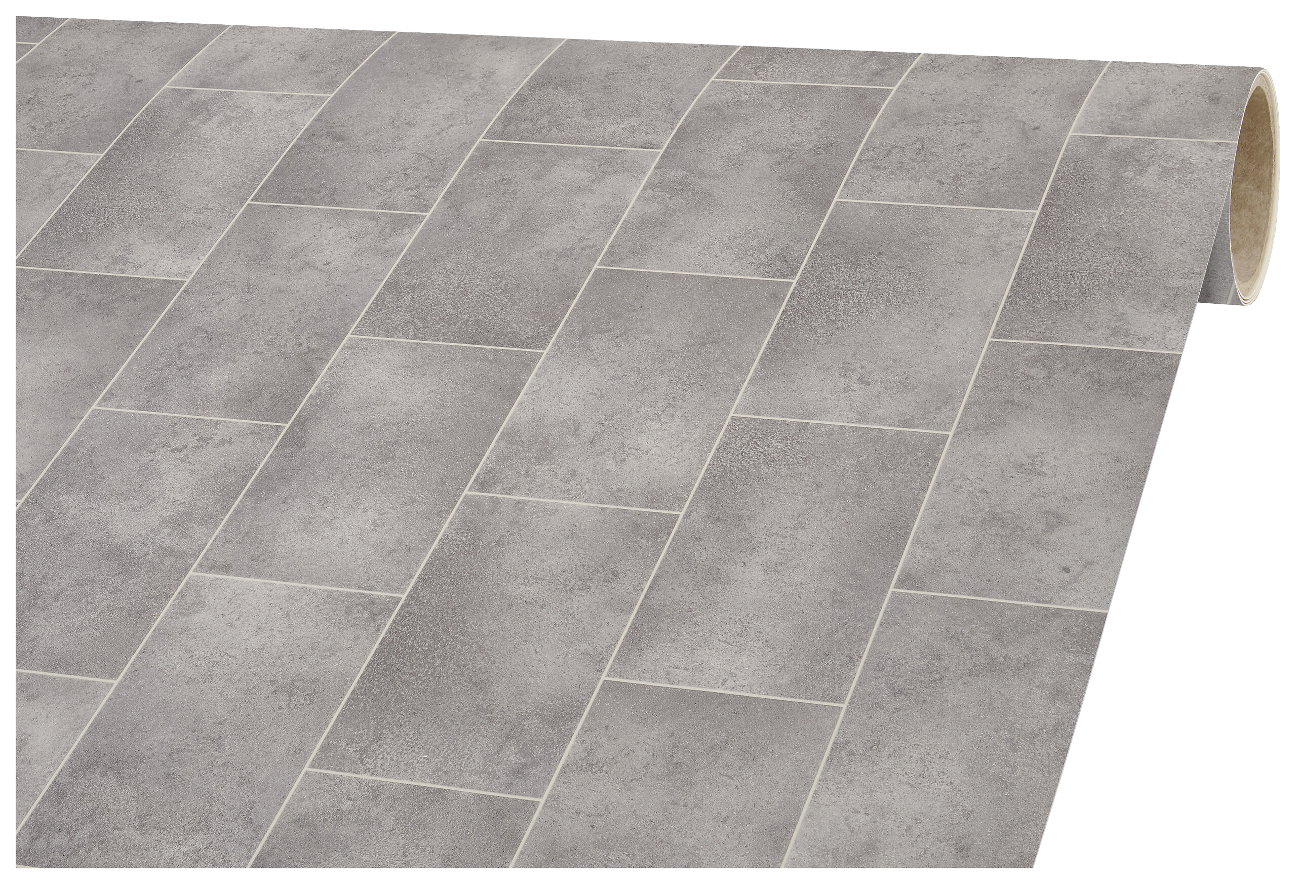 Vinylboden Start grau Fliese B: ca. 400 cm pro m²