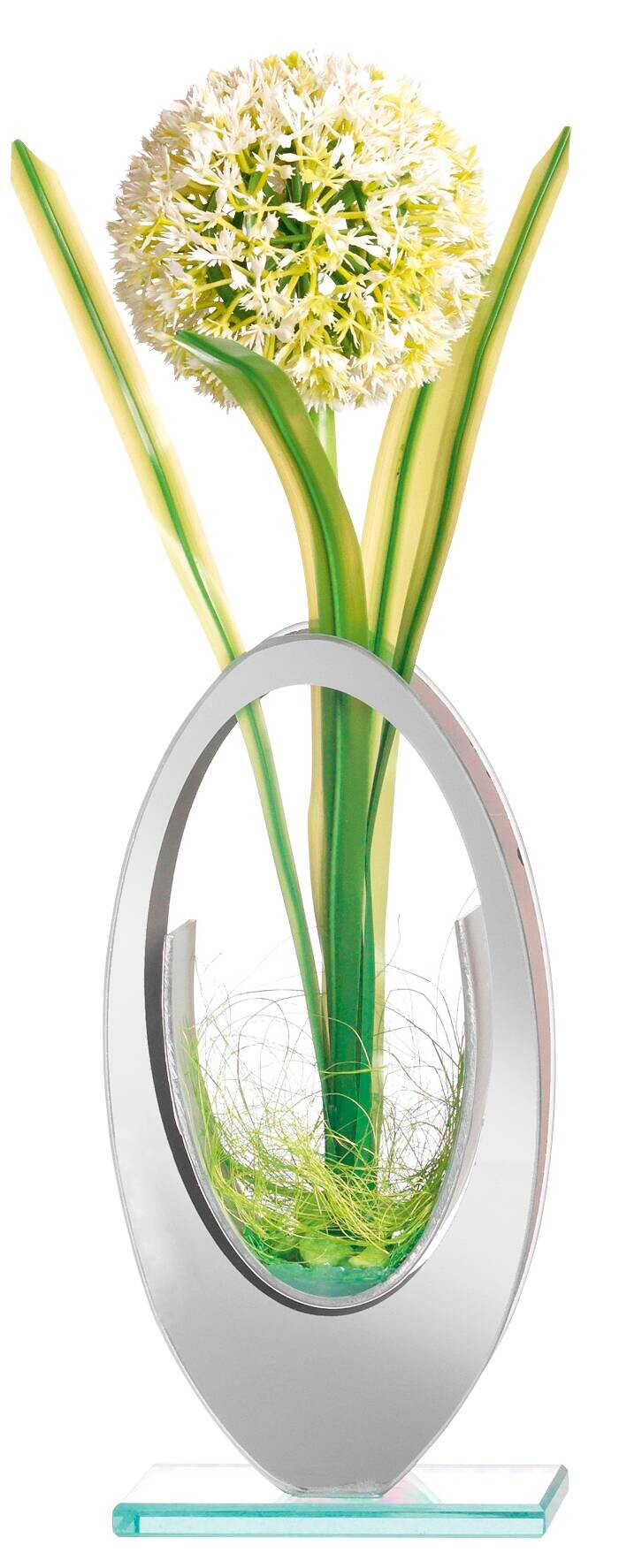 POCOline Vase klar Glas B/H/L: ca. 4x9x8,5 cm