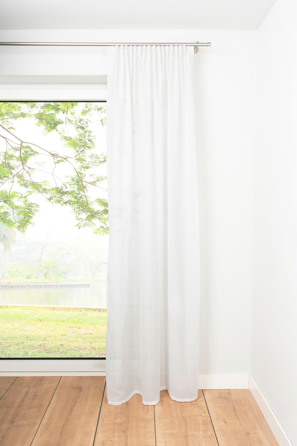 Kombivorhang BREEZE weiß B/L: ca. 135x300 cm