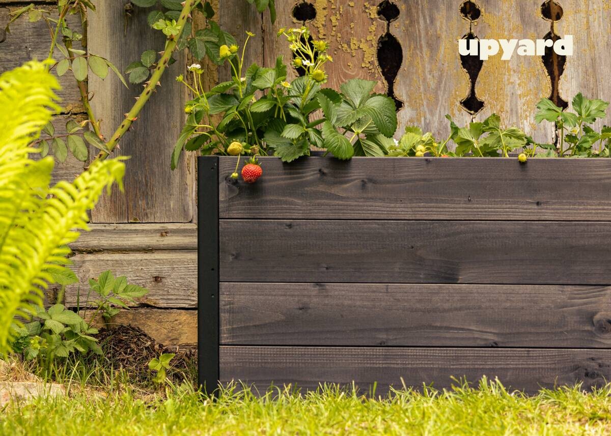 UPYARD Hochbeet MODERN schwarz Holz B/H/L: ca. 60x40x80 cm