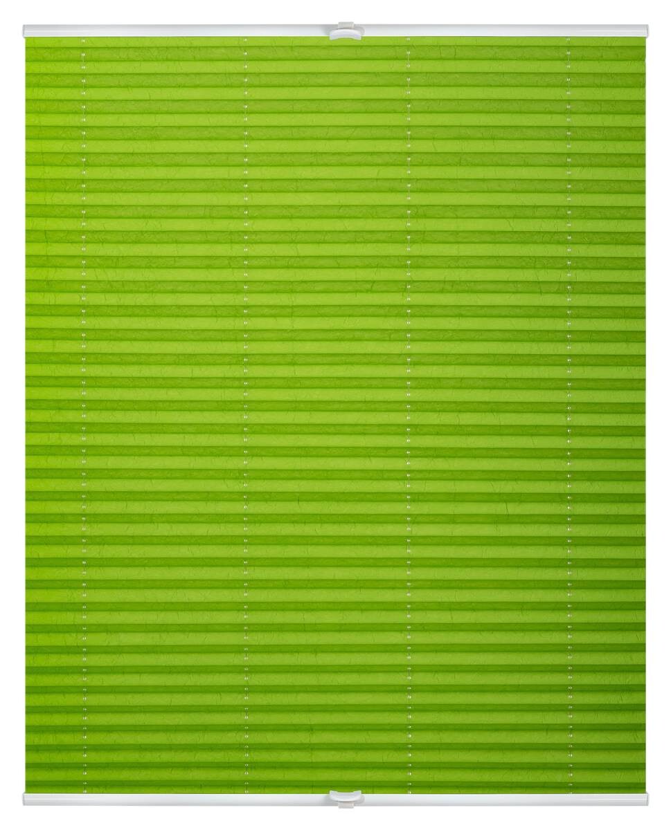 LICHTBLICK Spannplissee grün B/L: ca. 65x130 cm