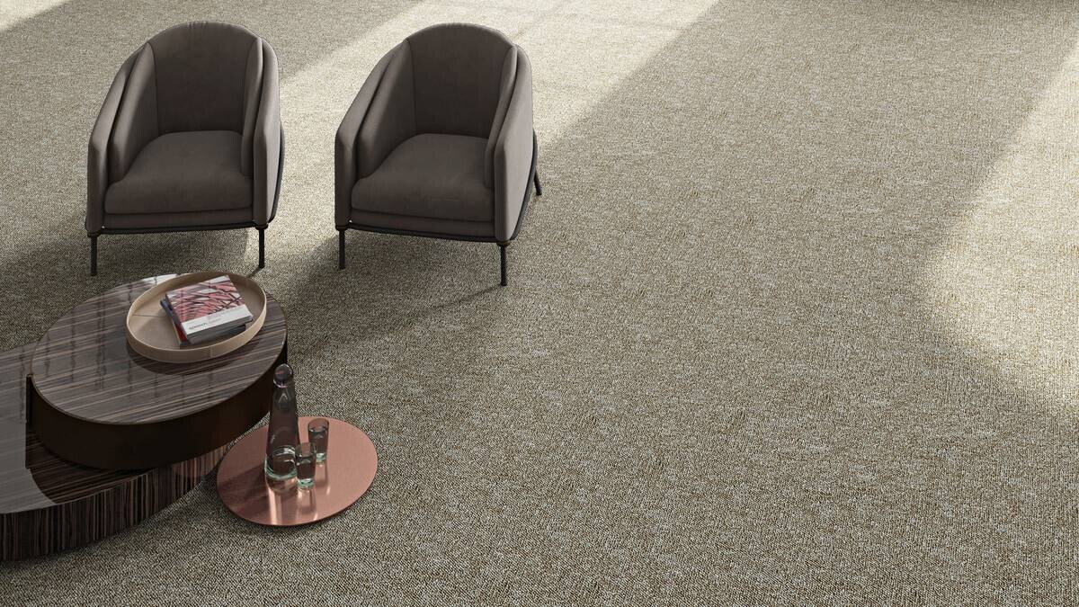 Teppichfliese Sierra beige B/L: ca. 50x50 cm pro Stück