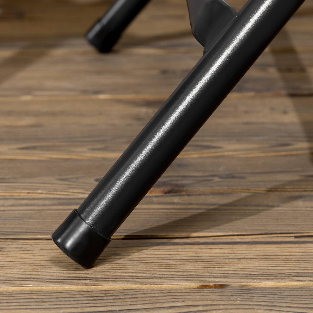 Outsunny Gartentisch dunkelgrau Polyethylen B/H/L: ca. 80x73x80 cm