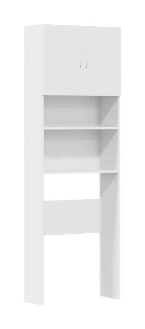 vidaXL Waschmaschinenschrank weiß B/H/T: ca. 64x190x24 cm