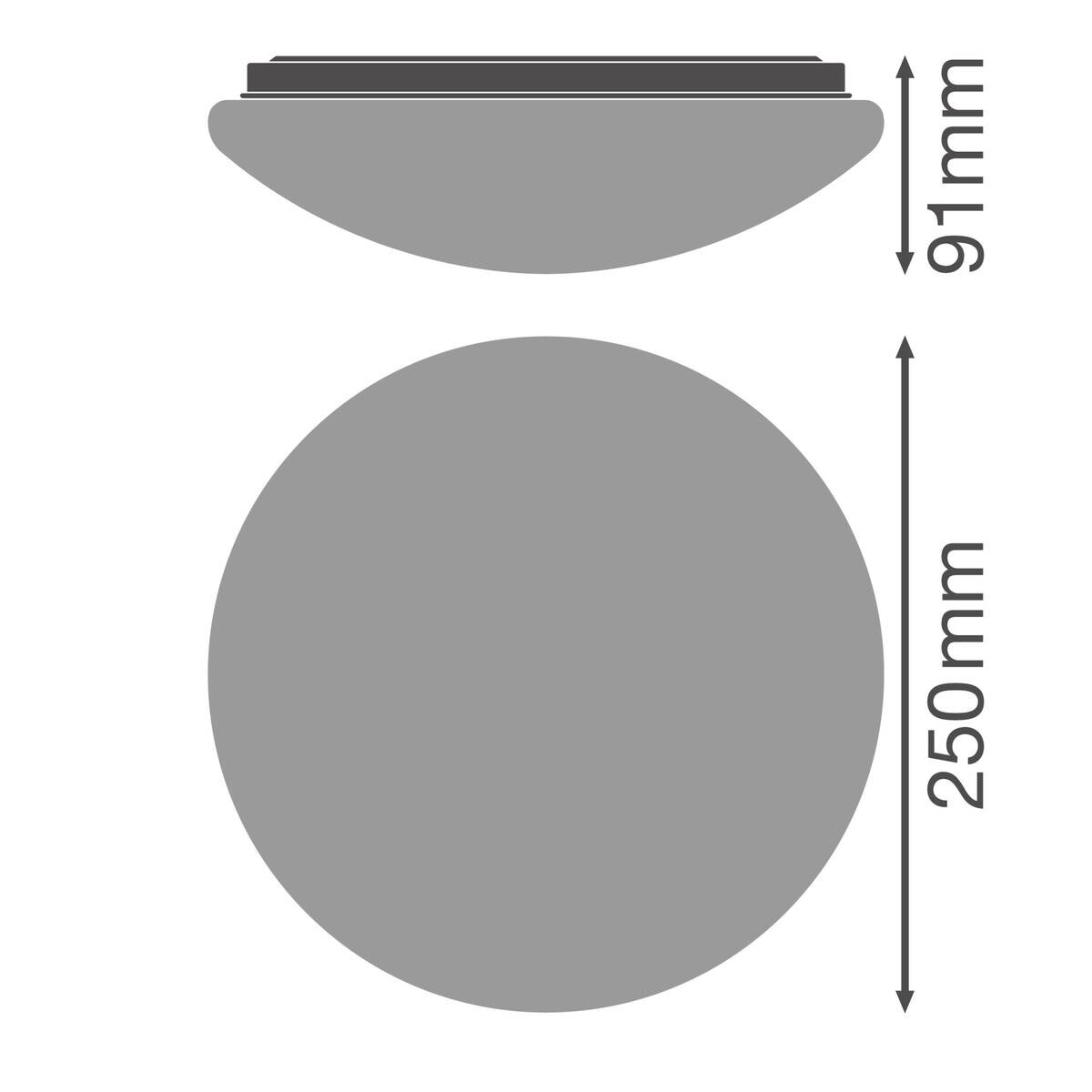 LEDVANCE Deckenleuchte Essential weiß Kunststoff