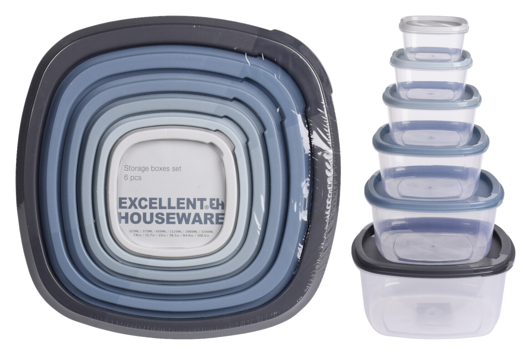 Vorratsdosenset blau