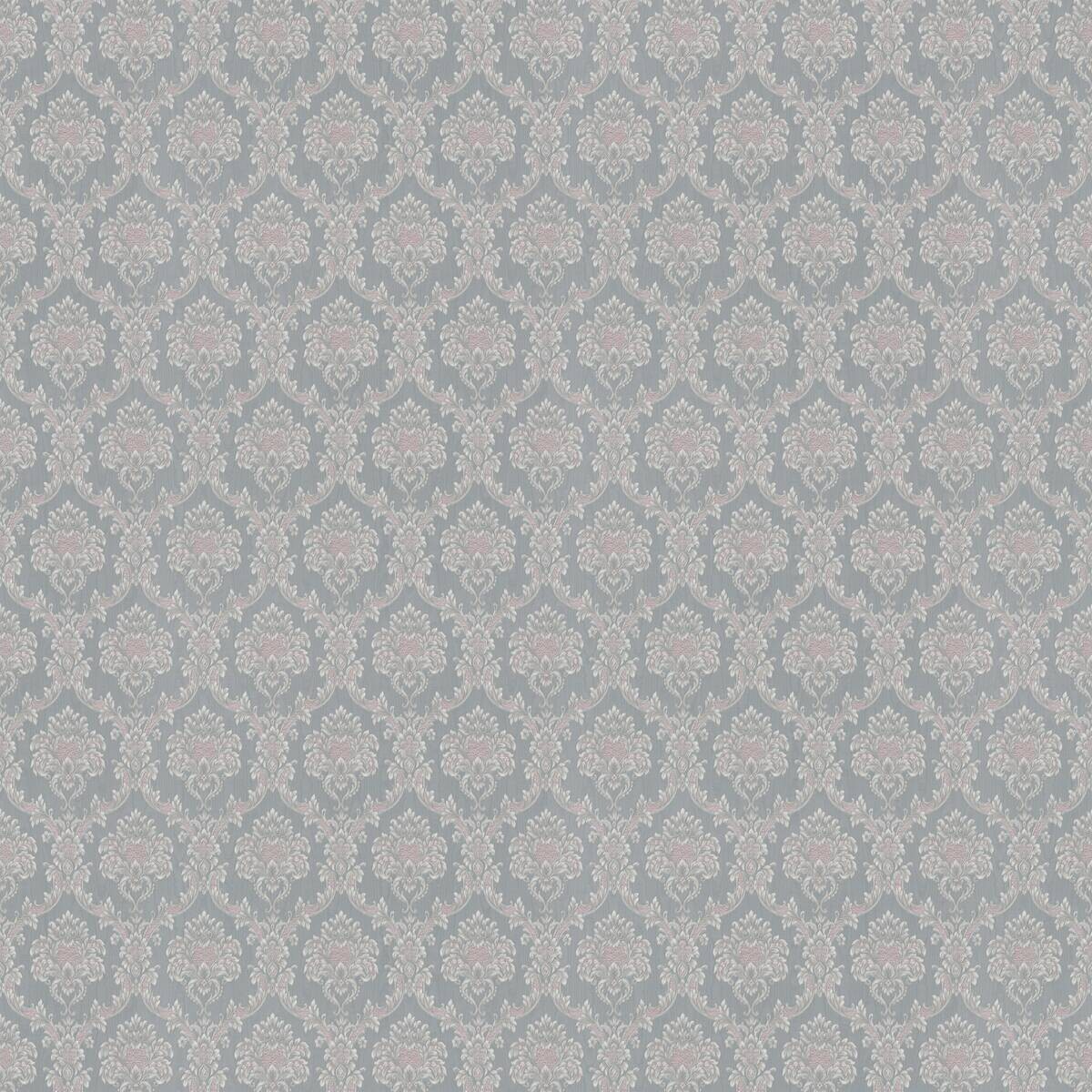 Papiertapete Ornament grau silber rosa B/L: ca. 53x1005 cm