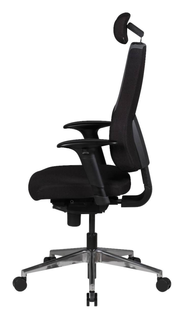 Drehstuhl schwarz Stoff