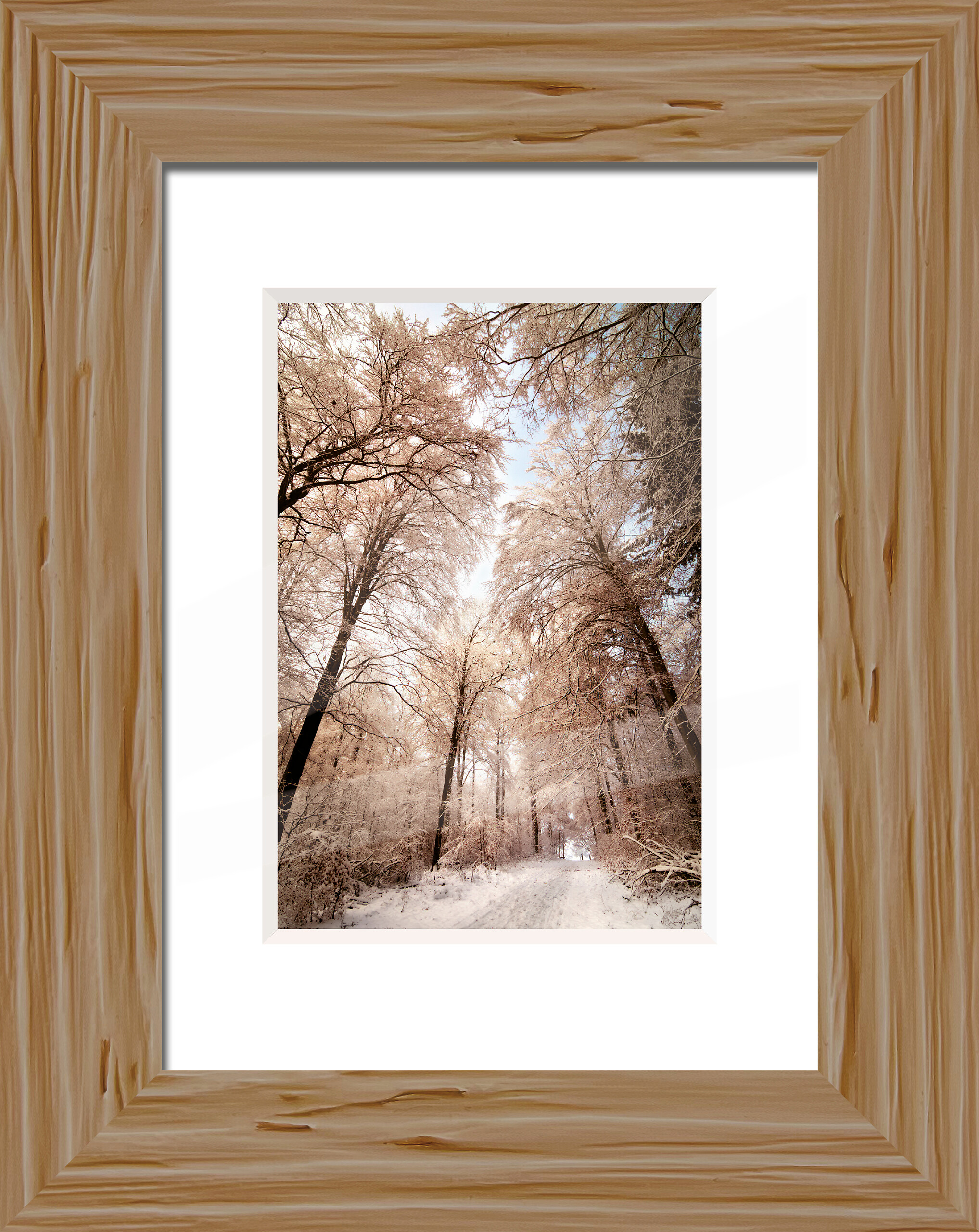 Bilderrahmen natur Holz B/L: ca. 13x18 cm