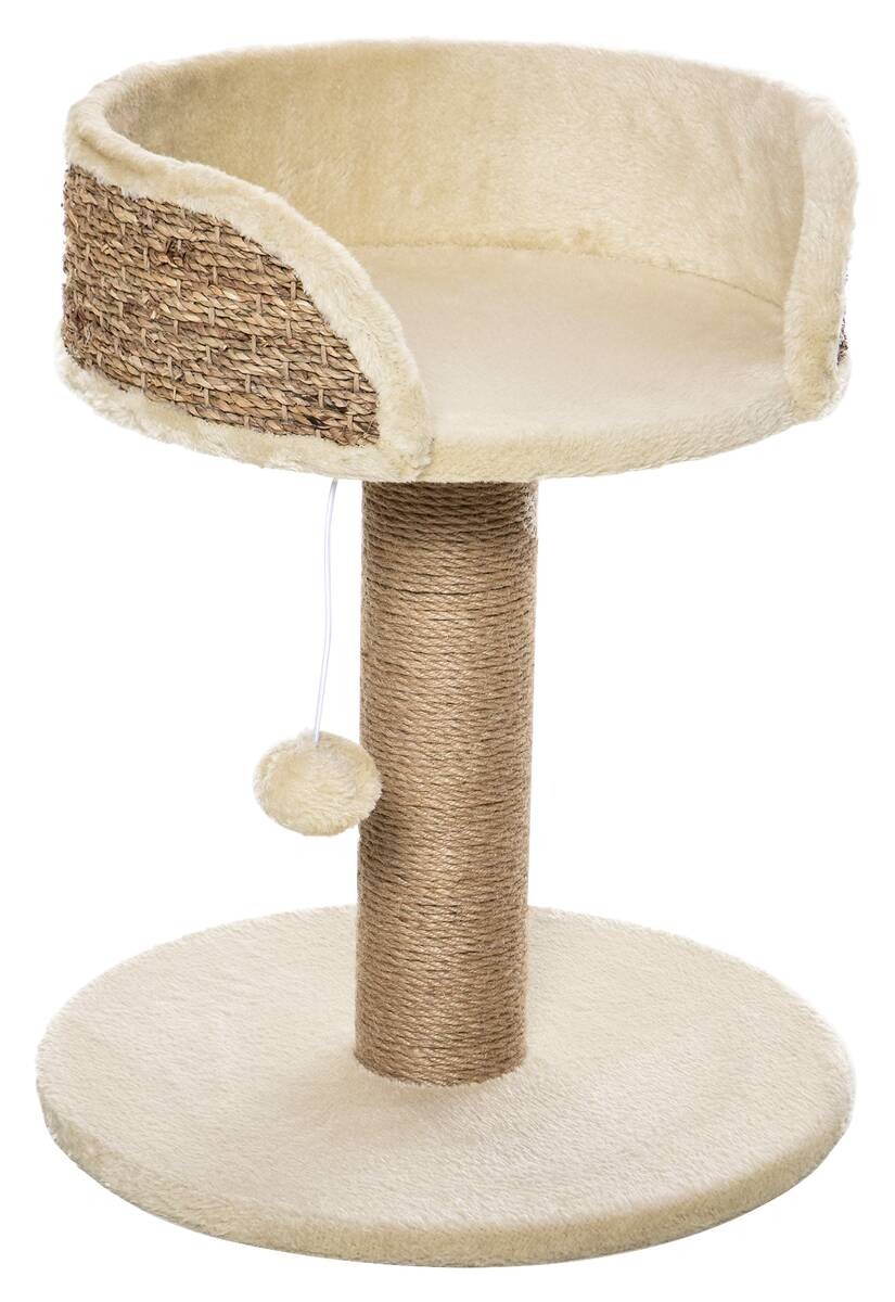 PawHut Kratzbaum kaffee Polyester B/H/L: ca. 40x49x40 cm