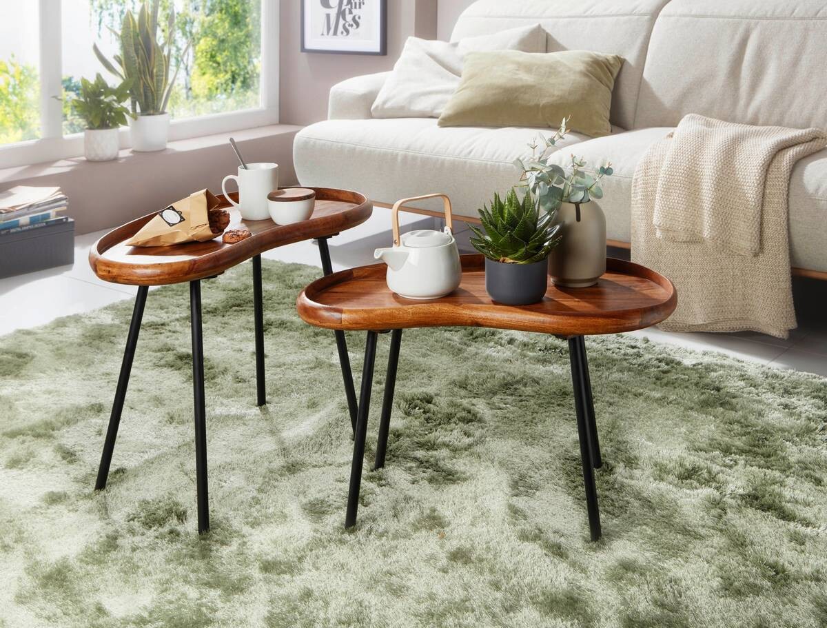 Wohnling Couchtisch braun B/H/T: ca. 71x51x40 cm