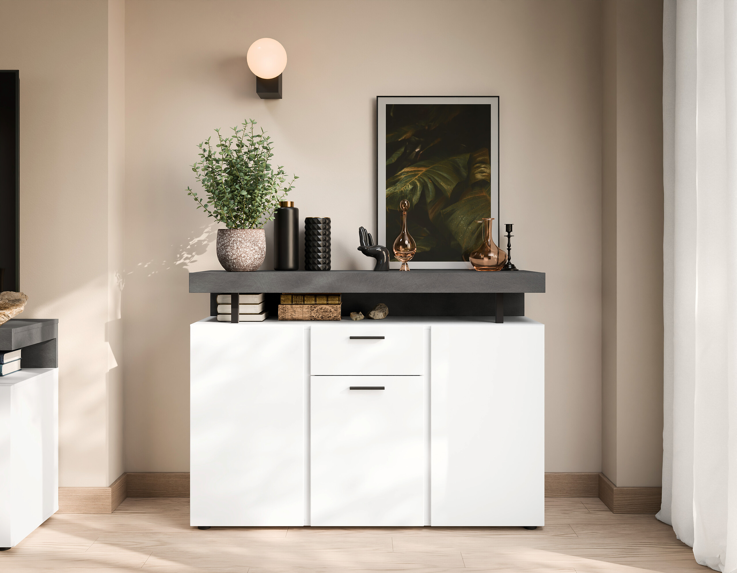 Sideboard Fly B/H/T: ca. 124x90x40 cm