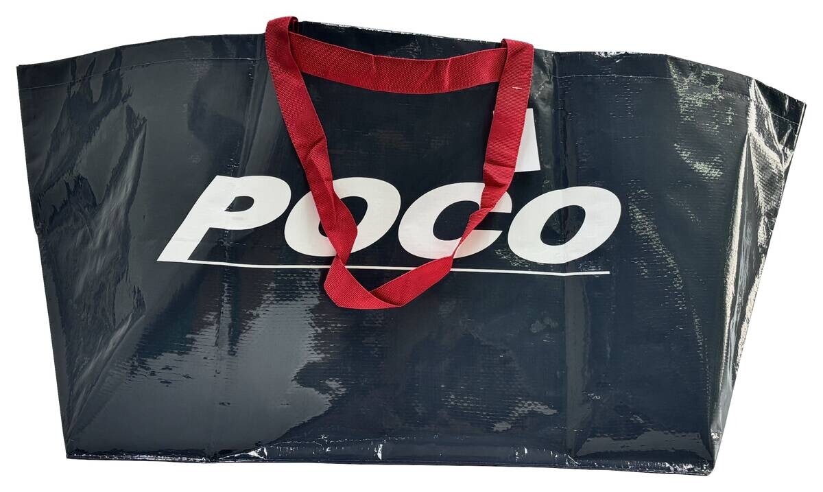 Einkaufstasche grau B/H/L: ca. 58x40x96 cm