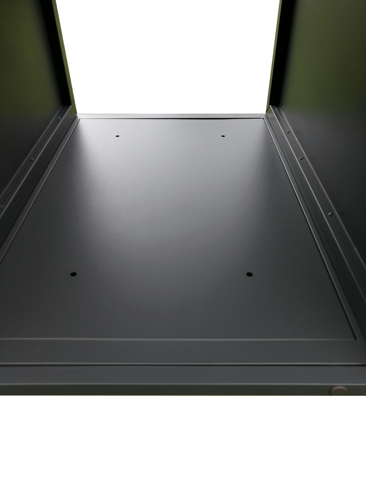 Grasekamp Anmachholz Box grau B/H/L: ca. 48x48x68 cm