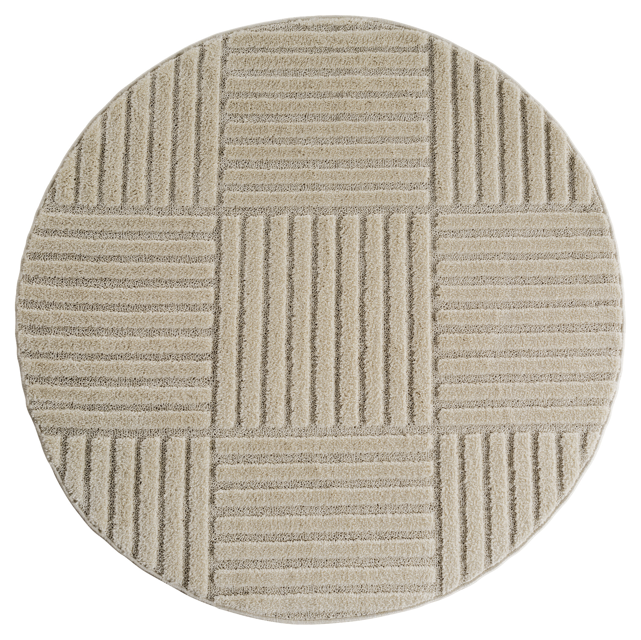 Ayyildiz Kurzflorteppich ART beige B/H/L: ca. 120x0,8x120 cm