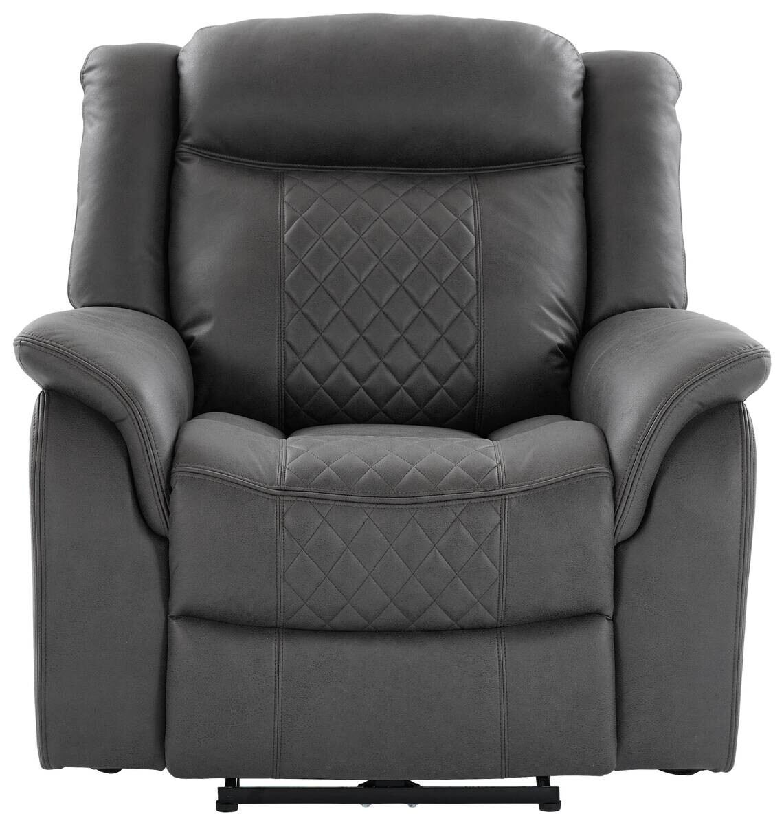 Sessel Pedro grau Microfaser B/H/T: ca. 103x108x94 cm