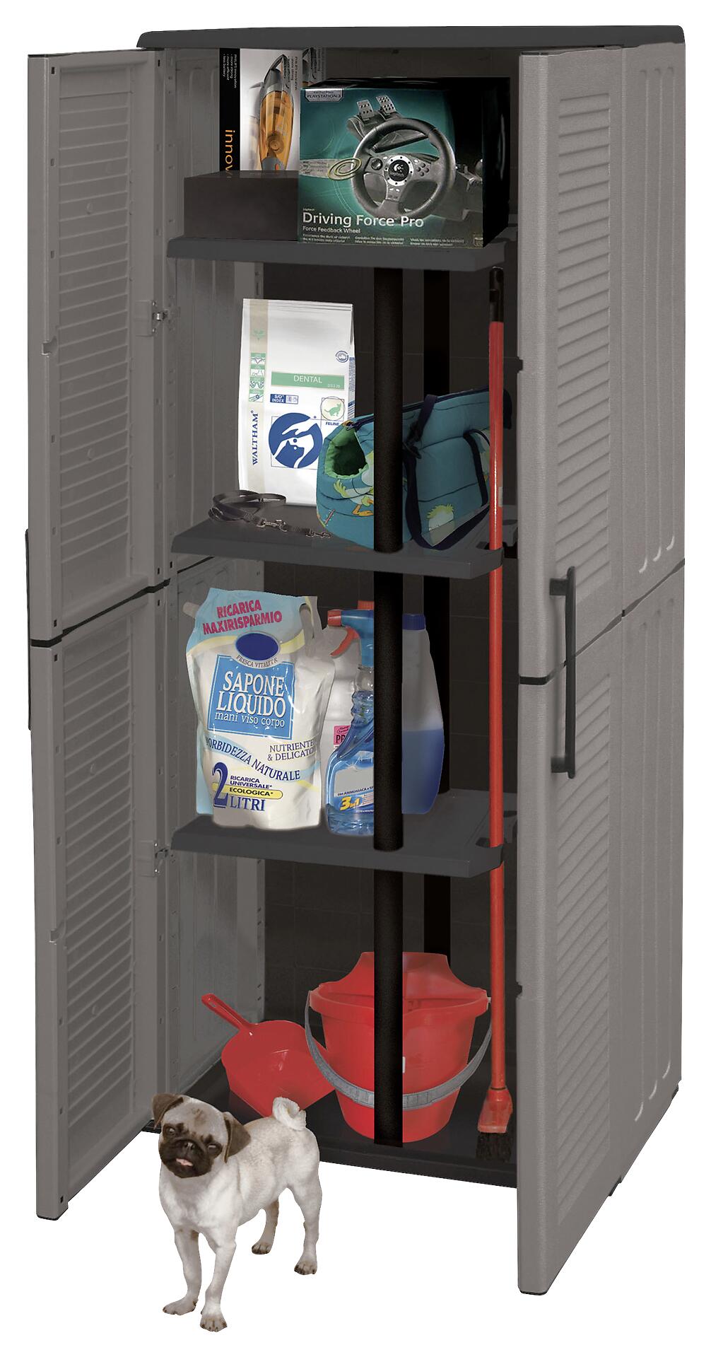 ArtPlast Kunststoffschrank Easy B/H/T: ca. 68x163x37 cm ArtPlast Kunststoffschrank Easy B/H/T: ca. 68x163x37 cm